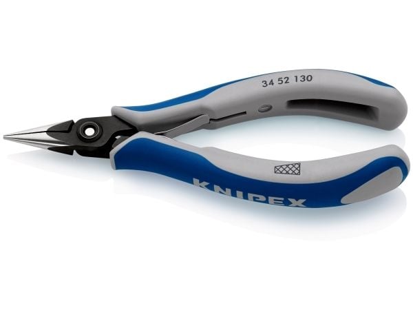 Knipex 34 52 130, tang, stål, blå, grå, 130 mm, 61 g