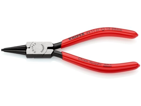 Knipex 44 11 J1, Låseringtang, Kromvanadiumstål, Plast, Rød, 140 mm, 88 g