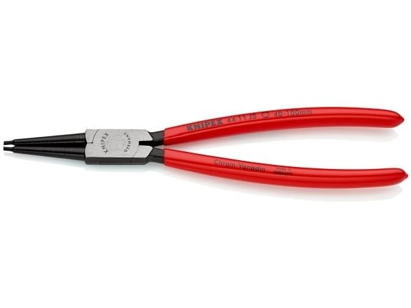 Knipex 44 11 J3, Låseringtang, Kromvanadiumstål, Plast, Rød, 225 mm, 196 g