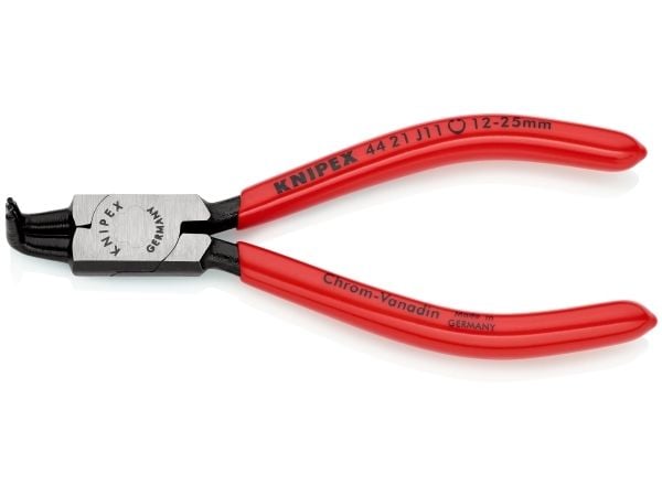 Knipex 44 21 J11, Låseringtang, Kromvanadiumstål, Plast, Rød, 130 mm, 88 g