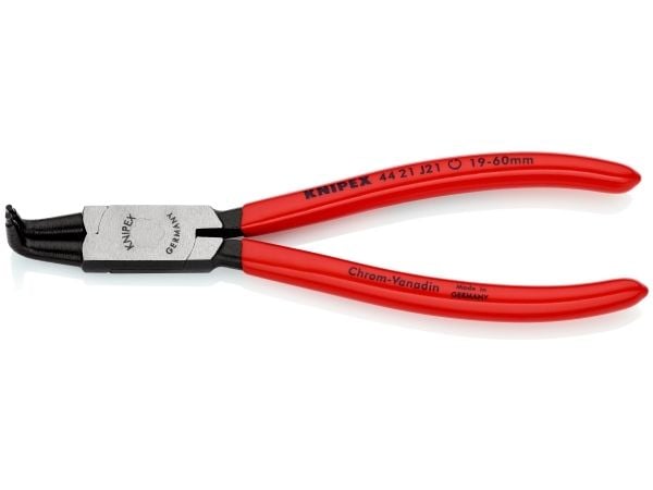 Knipex 44 21 J21, Låseringtang, Kromvanadiumstål, Plast, Rød, 170 mm, 139 g