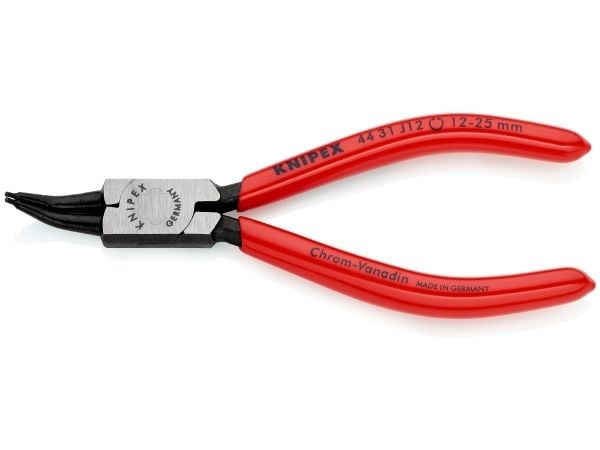 Knipex 44 31 J12, Låseringtang, Stål, Plast, Rød, 140 mm, 90 g