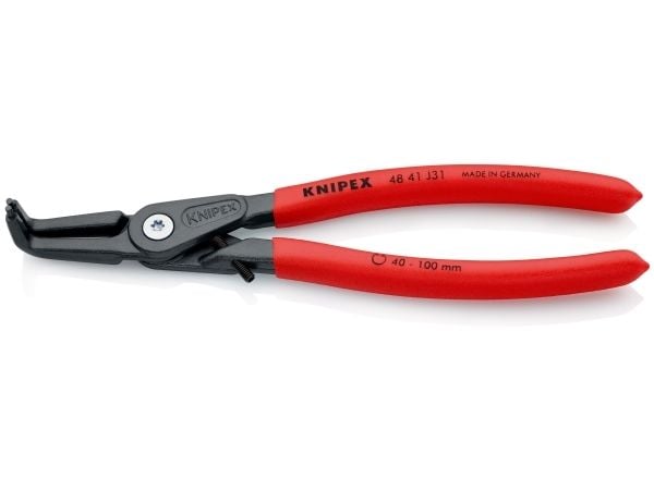 Knipex 48 41 J31, Låseringtang, 10 cm, Sort, Rød, 45 mm, 210 mm, 13 mm