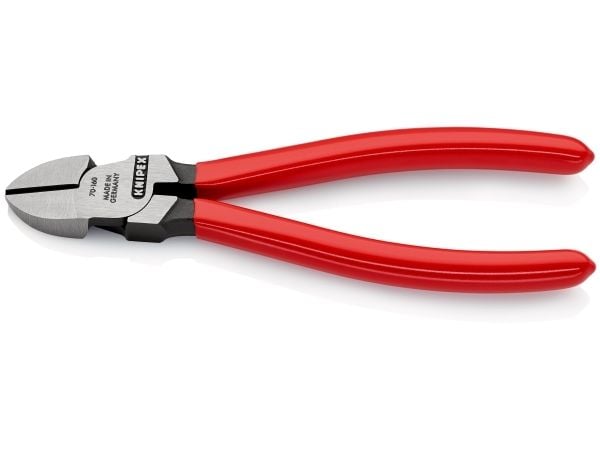 Knipex 70 01 160, Diagonal tang, Kromvanadiumstål, Plast, Rød, 160 mm, 171 g