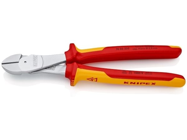 Knipex 74 06 250, Diagonal tang, Oransje, Rød, 250 mm, 453 g