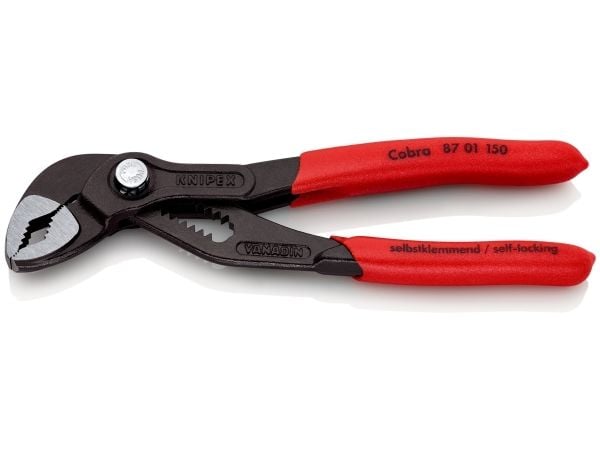 KNIPEX Vattenpump-tång Cobra®längd 150mmMax. kapacitet rund Ø32mm Max. kapacitet sexkantig 30mm