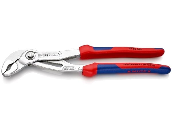 Knipex 87 05 300, Ponttipihdit, 7 cm, 6 cm, Kromivanadiini-teräs, Sininen, Punainen, 300 mm