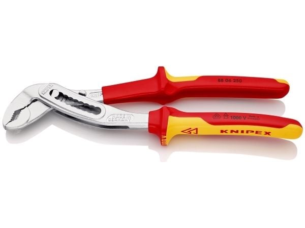 Knipex Alligator, Ponttipihdit, Kromi, Punainen, Keltainen, 250 mm, 374 g