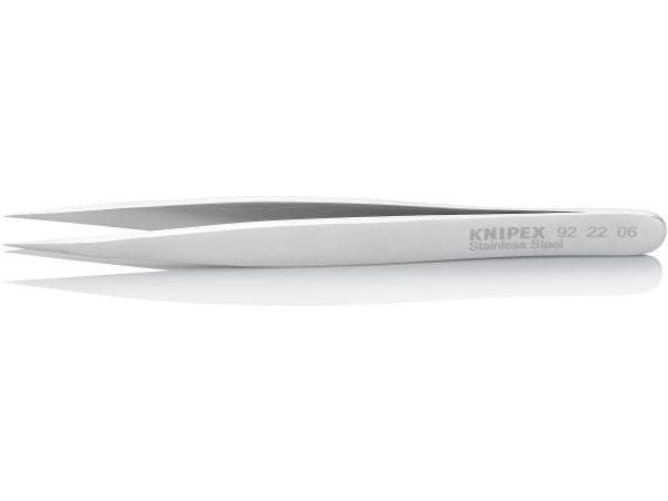 Knipex 92 22 06, Terästä, Metallinen, Suippokärkinen, Suora, 15 g, 12 cm