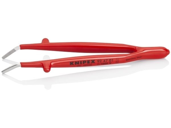 Knipex 92 47 01, Rustfritt stål, Rød, Flat, Bøyd, 29 g, 16 mm
