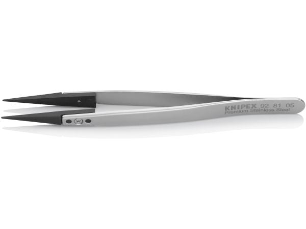 Knipex 92 81 05, Rustfritt stål, Svart, Rustfritt stål, Konisk, Rett, 17 g, 10 mm