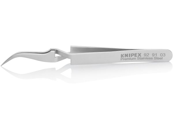Knipex 92 91 03, Rustfritt stål, Rustfritt stål, Konisk, Buet, 12 g, 10 mm