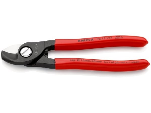Knipex 95 11 165, Sivuleikkurit, 1,5 cm, Terästä, Muovi, Punainen, 165 mm
