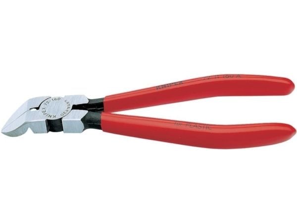 Knipex 72 11 160, Diagonal tang, Kromvanadiumstål, Plast, Rød, 160 mm, 156 g
