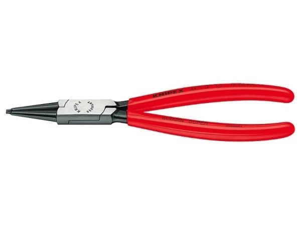 Knipex 44 11 J2, Låseringtang, Kromvanadiumstål, Plast, Rød, 180 mm, 135 g