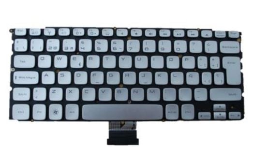 DELL R6WG3, Tastatur, Spansk, Bakgrunnsbelyst tastatur, DELL, XPS 14Z L412Z