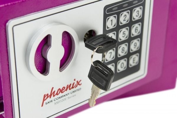 Phoenix Safe Co. SS0721EP, Rosa, Flat nøkkel, Stål, 230 mm, 170 mm, 170 mm