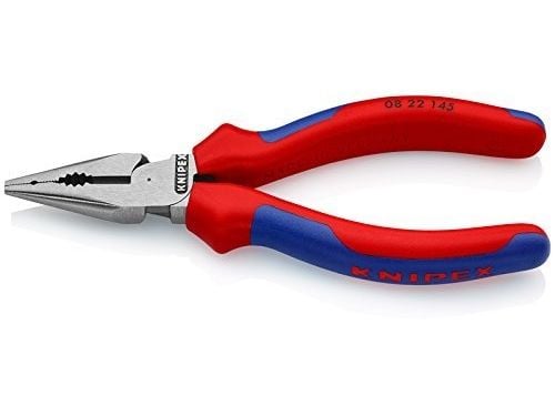 Knipex 0822145, Nesetang, Metall, Plast, Blå, Rød, 145 mm, 145 g