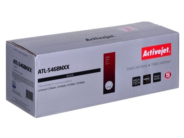 Activejet ATL-546BNXX, 8000 sider, Sort, 1 stykker