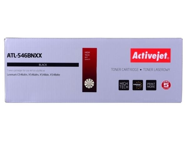 Activejet ATL-546BNXX, 8000 sider, Sort, 1 stykker