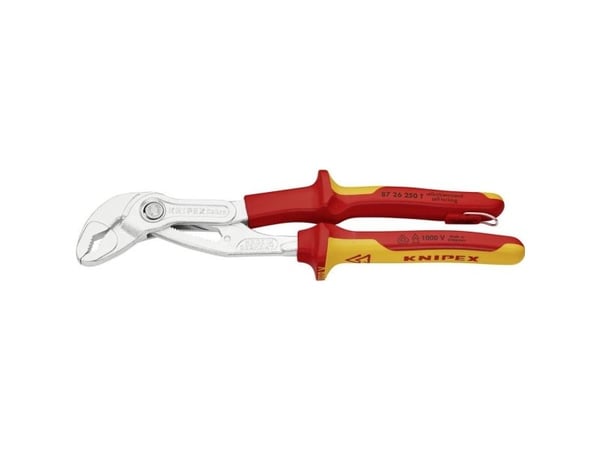 Knipex 87 26 250 T, Slangekutter, Metall, Plast, Metall, Plast, Rød, Gult, 71 mm, 250 mm