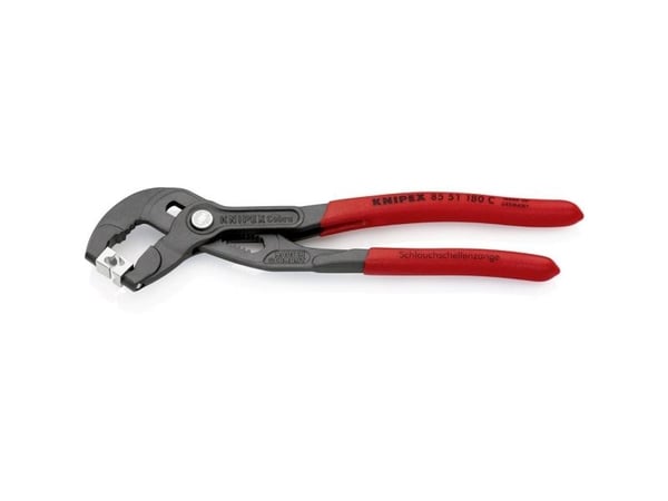 Knipex 85 51 180 C, Slangekutter, Kromvanadiumstål, Plast, Rød, 51 mm, 18 cm