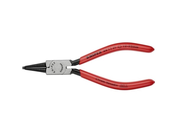 Knipex 44 11 J1, Låseringtang, Kromvanadiumstål, Plast, Rød, 140 mm, 88 g