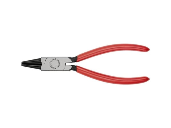 Knipex 22 01 160, Nesetang, Kromvanadiumstål, Plast, Rød, 160 mm, 140 g
