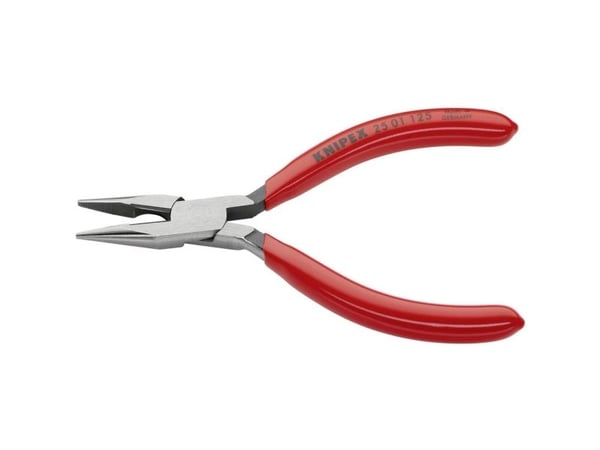 Knipex 25 01 125, Diagonal tang, Kromvanadiumstål, Plast, Rød, 125 mm, 73 g