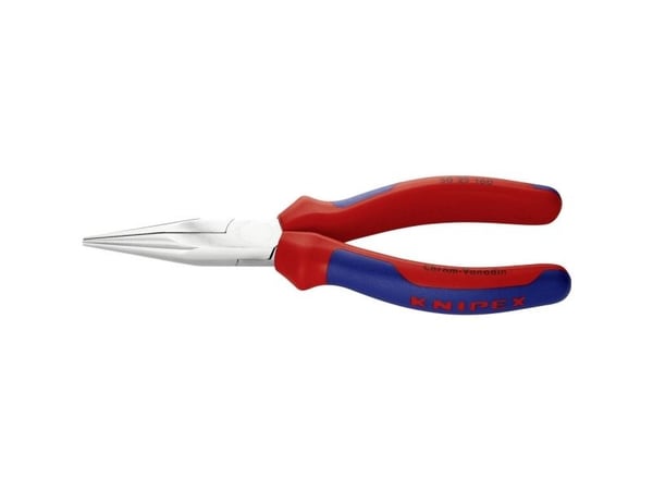 Knipex 30 25 160, Nesetang, 2,5 mm, 5 cm, Stål, Blå, Rød, 160 mm