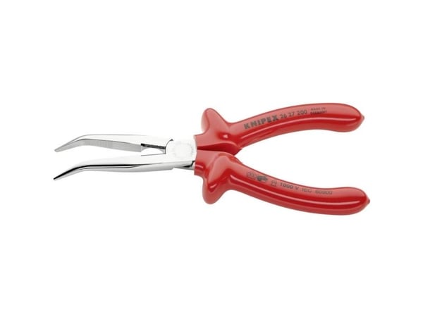 Knipex 26 27 200, Diagonal tang, Kromvanadiumstål, Plast, Rød, 200 mm, 220 g
