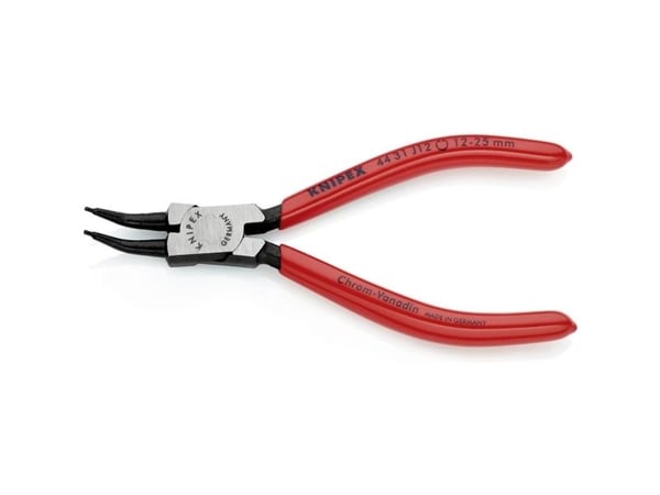 Knipex 44 31 J12, Låseringtang, Stål, Plast, Rød, 140 mm, 90 g