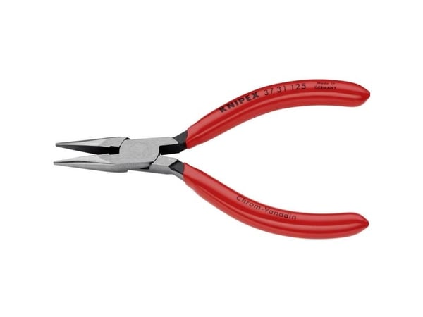 Knipex 37 31 125, Nesetang, 1,6 mm, 2,7 cm, Stål, Plast, Rød