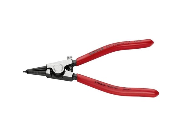 Knipex 46 11 G0, Låseringtang, Kromvanadiumstål, Plast, Rød, 140 mm, 87 g