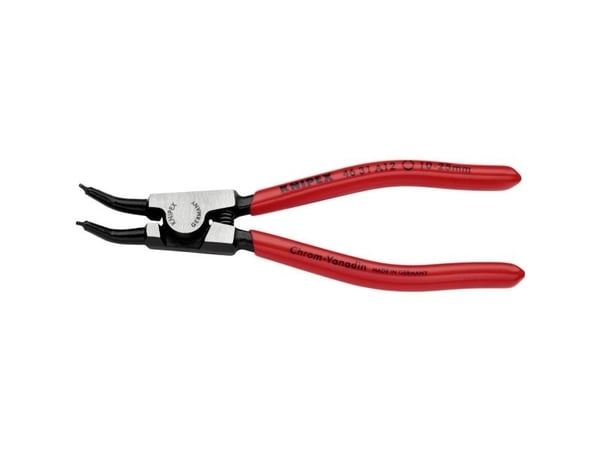 Knipex 46 31 A12, Låseringtang, Kromvanadiumstål, Plast, Rød, 130 mm, 85 g