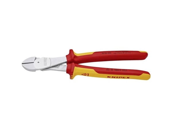 Knipex 74 06 250, Diagonal tang, Oransje, Rød, 250 mm, 453 g