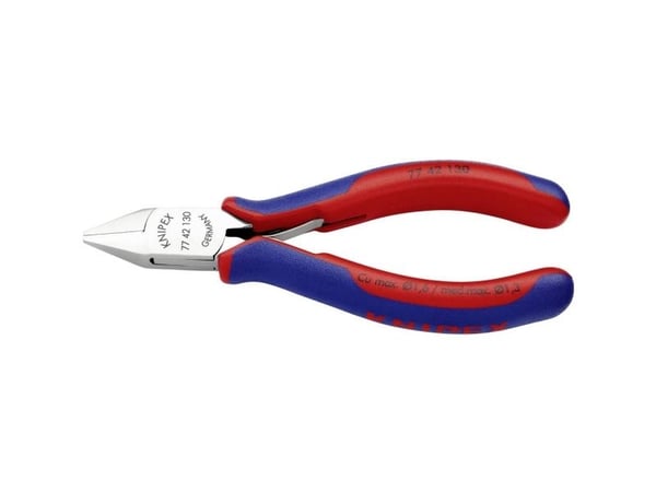 Knipex 77 42 130, Diagonal tang, 1,5 cm, 1,8 cm, 9,5 mm, 1,6 mm, Stål