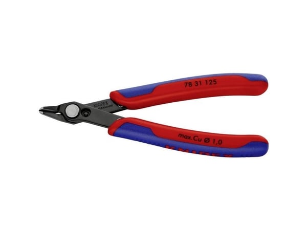Knipex Super-Knips 78 31 125 Elektronik och finmekanik Tryck tång utan egg 125 mm