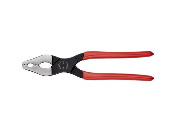 Knipex 84 11 200, Skrutang, 3,5 mm, 1 cm, Stål, Plast, Rød