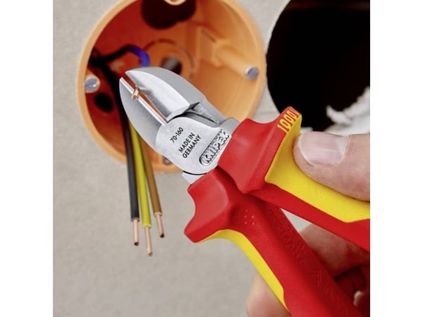 Knipex diagonalskärare - kabelskärare - 16 cm