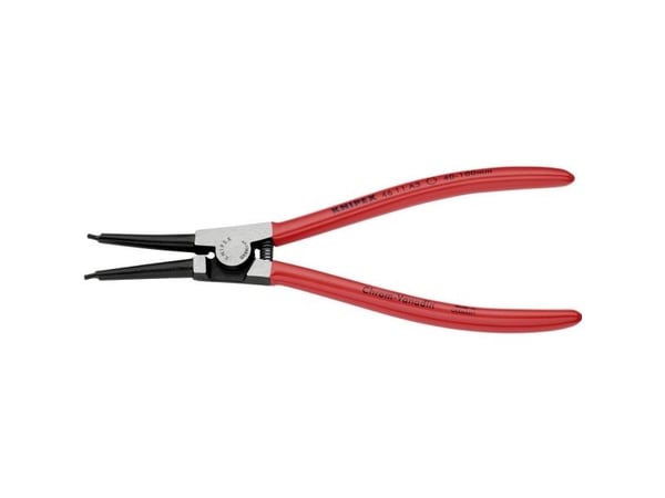 Knipex 46 11 A3, Låseringtang, Kromvanadiumstål, Plast, Rød, 210 mm, 220 g