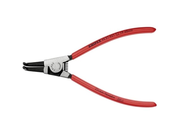 Knipex 46 21 A21, Låseringtang, Kromvanadiumstål, Plast, Rød, 170 mm, 132 g