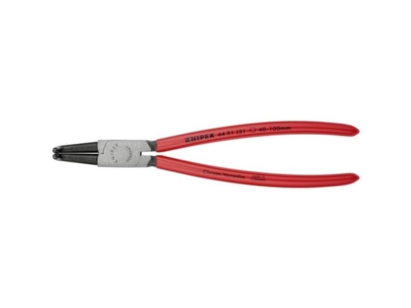 Knipex 44 21 J31, Låseringtang, Kromvanadiumstål, Plast, Rød, 215 mm, 196 g