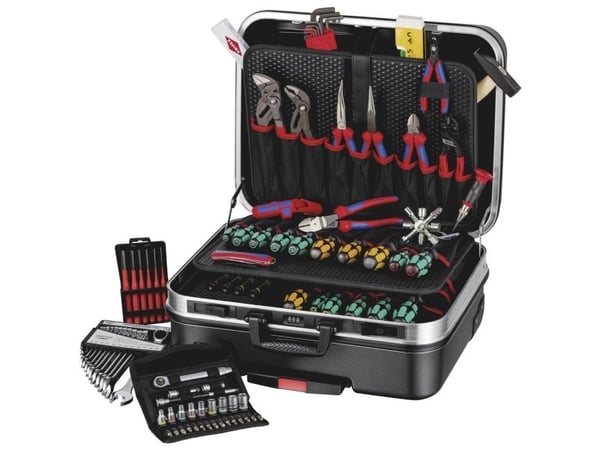 Knipex 00 21 06 M, Blå, Rød, Gult, 515 mm, 430 mm, 280 mm, 12,8 kg, 90 verktøy