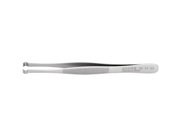 Knipex 92 11 03, Rustfritt stål, Rustfritt stål, Flat, Buet, 15 g, 10 mm
