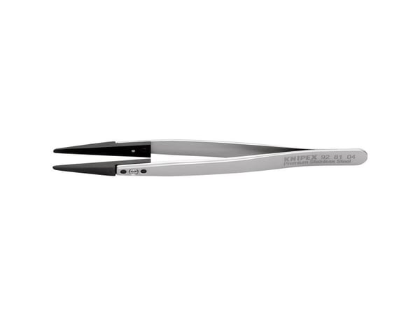 Knipex 92 81 04, Rustfritt stål, Rustfritt stål, Konisk, Rett, 17 g, 10 mm