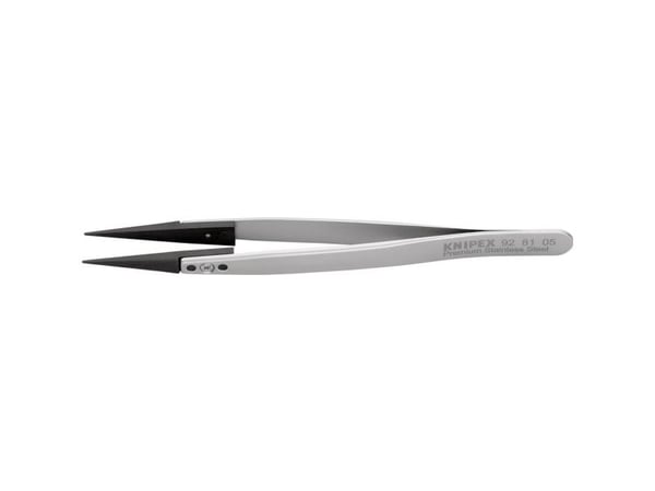 Knipex 92 81 05, Rustfritt stål, Svart, Rustfritt stål, Konisk, Rett, 17 g, 10 mm