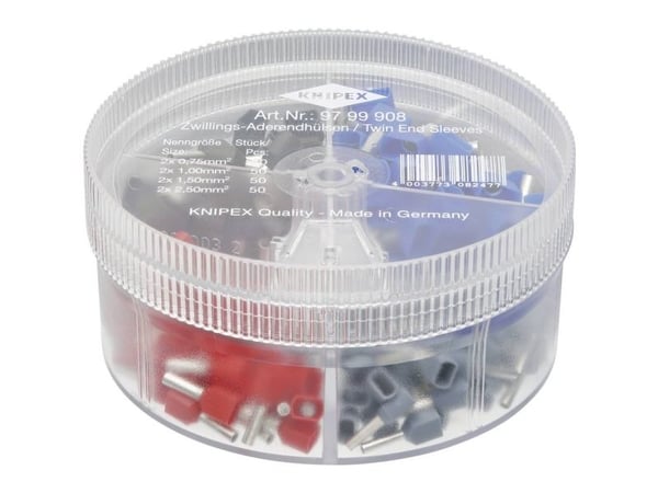 Knipex 97 99 908, Musta, Sininen, Punainen, Hopea, Keltainen, 9 cm, 44 mm, 95 g