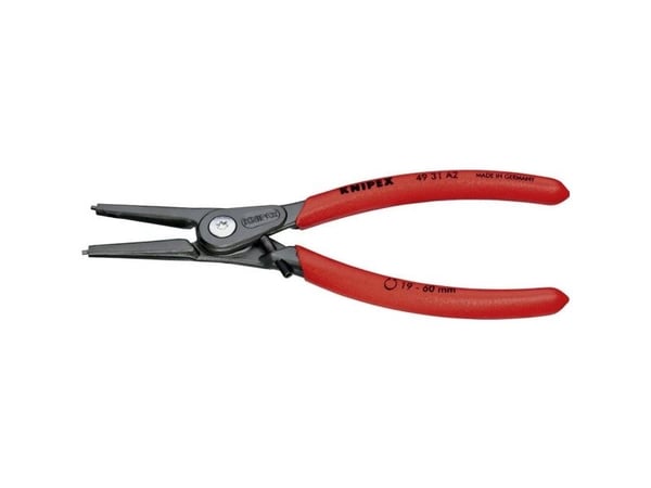 Knipex 49 31 A2, Låseringtang, Stål, Plast, Rød, 180 mm, 170 g