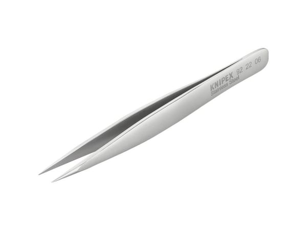 Knipex 92 22 06, Stål, Metallisk, Spiss, Rett, 15 g, 120 mm